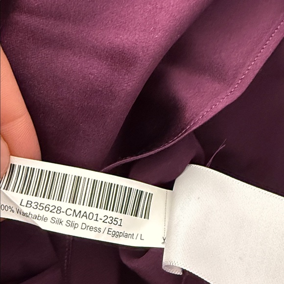 Quince Burgundy Silk Maxi Dress - Picture 4 of 4